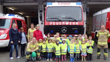 zu Besuch bei der Feuerwehr