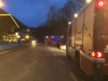 Brandverdacht in einem Hotel