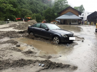 verheerender Murenabgang Kapruner Tal