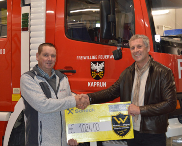 24.11.2022 Spendenübergabe an die Feuerwehr