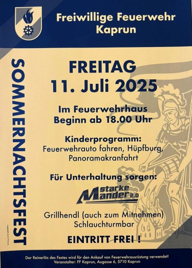 11.07.2025 Sommernachtsfest 2025